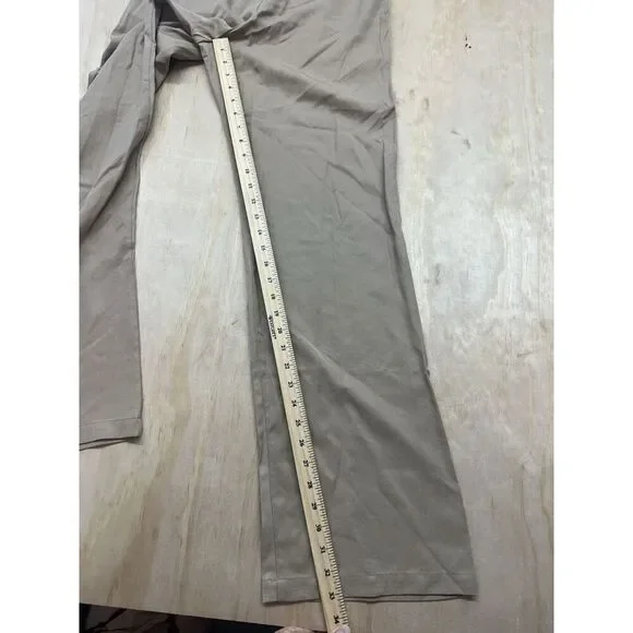 Reformation Mason High Rise Trousers Sz 2 Tan Wide Leg Khaki Twill NWTs $190 - Picture 7 of 7